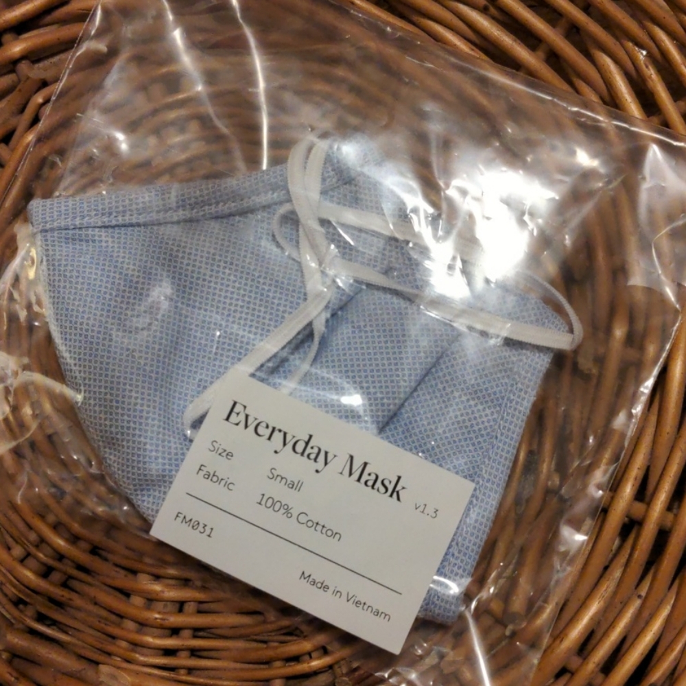 Women's face mask by Proper Cloth (light blue)